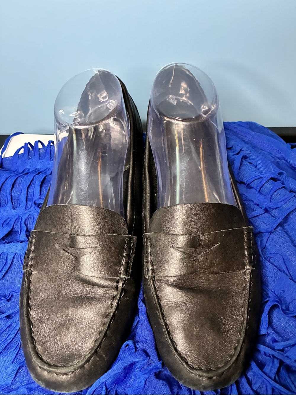 Born Black Leather Women’s Penny Loafers